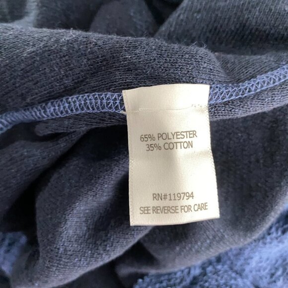 One World Reversible Open Cardigan Women's‎ 3X Blue Cotton Blend NWT CJ-1134 - Picture 13 of 15